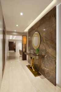 Đá granite nâu ốp tường