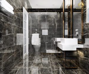 Đá Marble Xám Vân Gỗ