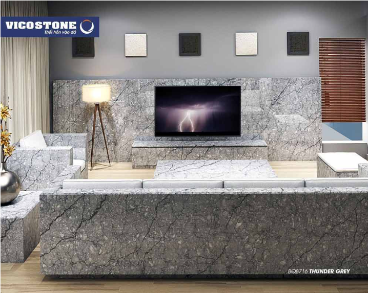 Ứng dụng đá Vicostone trong nội thất